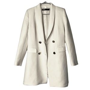 Crème Zara Blazer with Gold Buttons